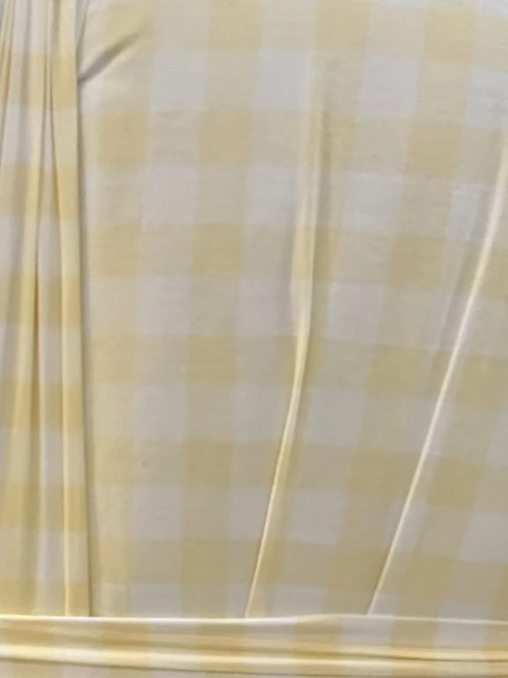 Brooks Brothers Yellow and White Checkered King Cotton Comforter Set 106”x90”